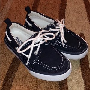 Gymboree Navy Boat Shoes